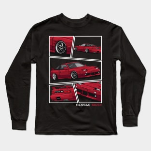 Nissan 180SX JDM Car Long Sleeve T-Shirt